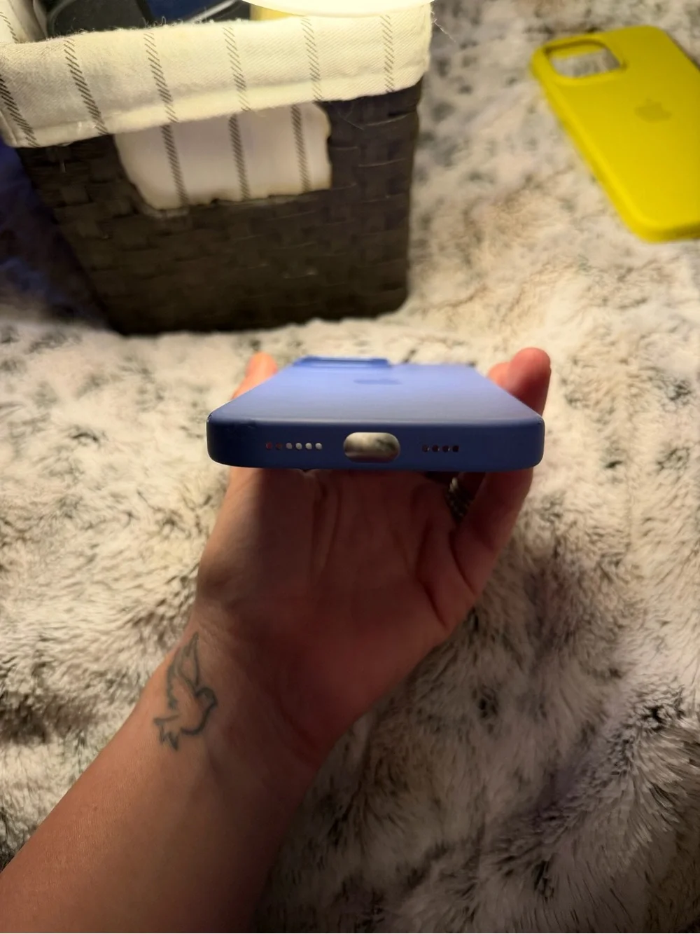 Apple Silicone iPhone Case - Periwinkle